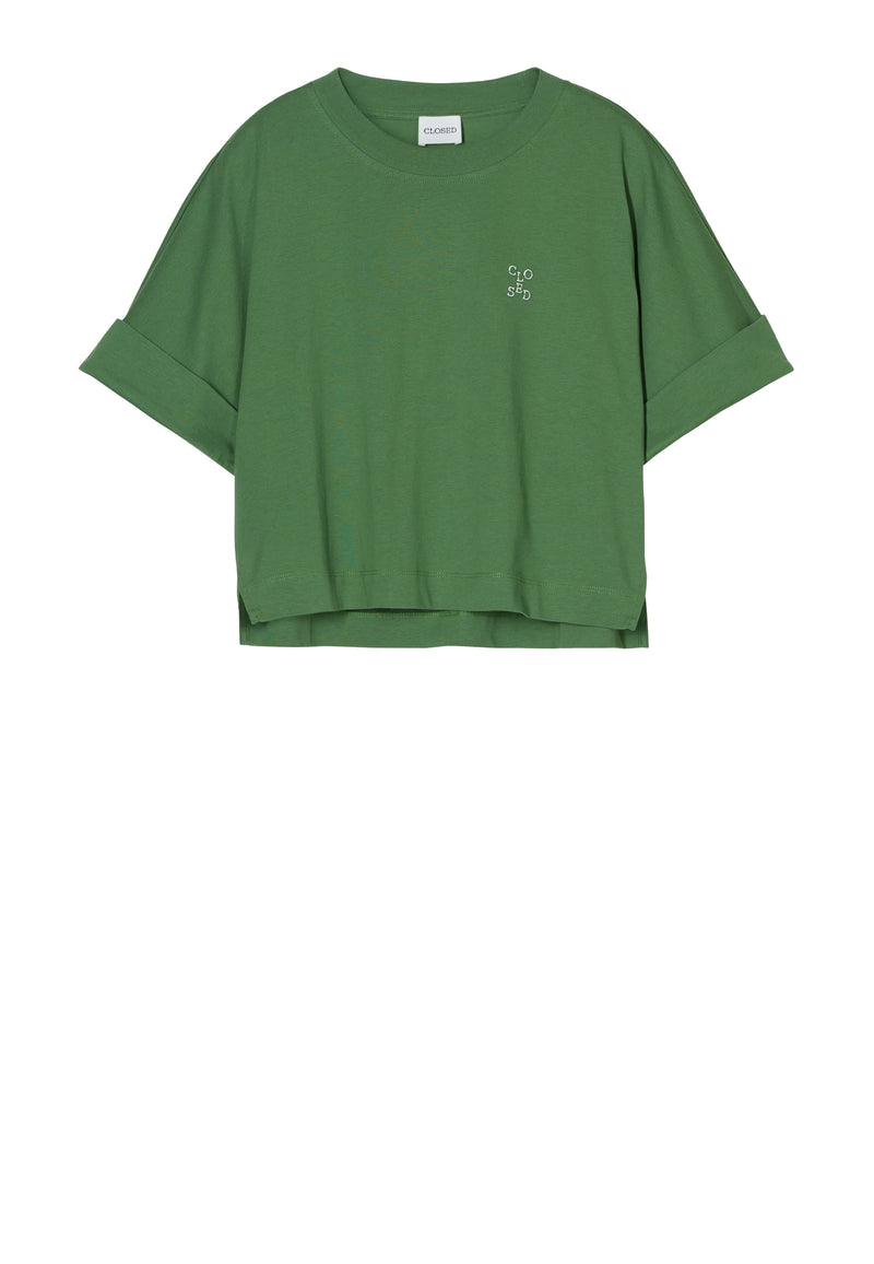 C95446 Cropped T-Shirt | Matcha Green