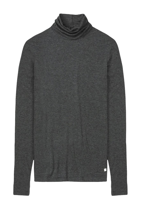 C95473 Turtleneck Longsleeve | Dark Grey Melange