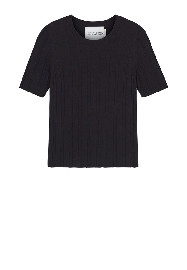 C96421 C-Neck T-Shirt | Black