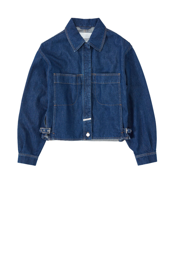 C97243 Heritage Worker Denim Jacket | Dark Blue