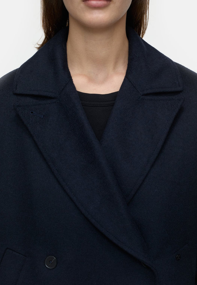 C97590 Wool coat | Dark Night