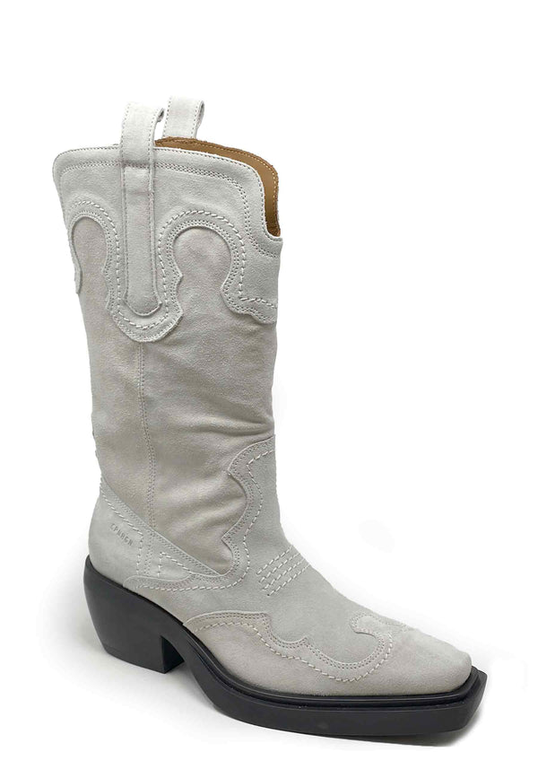 CPH233 Cowboy Boot | Off White Suede