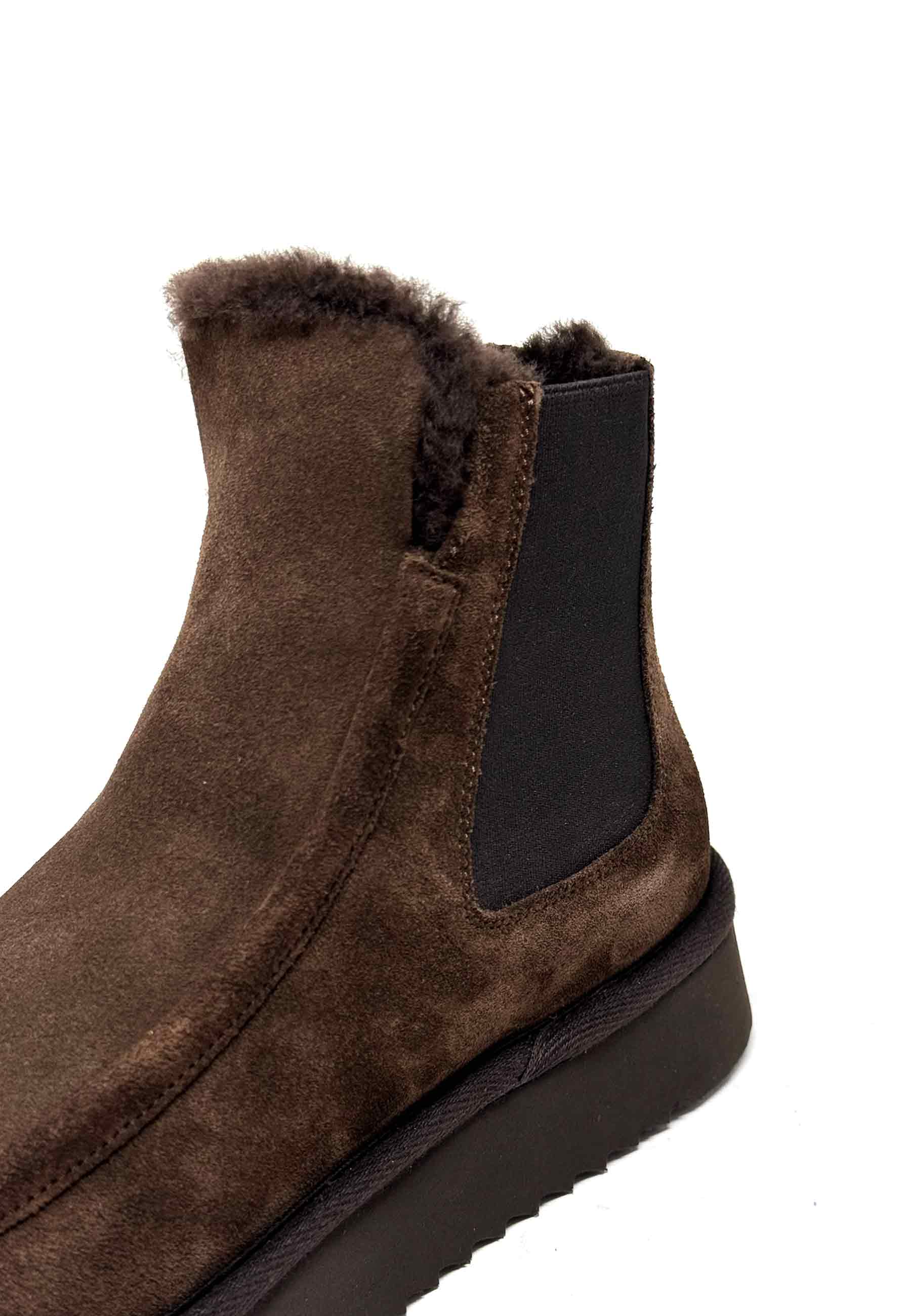 CPH267 Warmfutter Chelsea Boot | Chocolate Suede