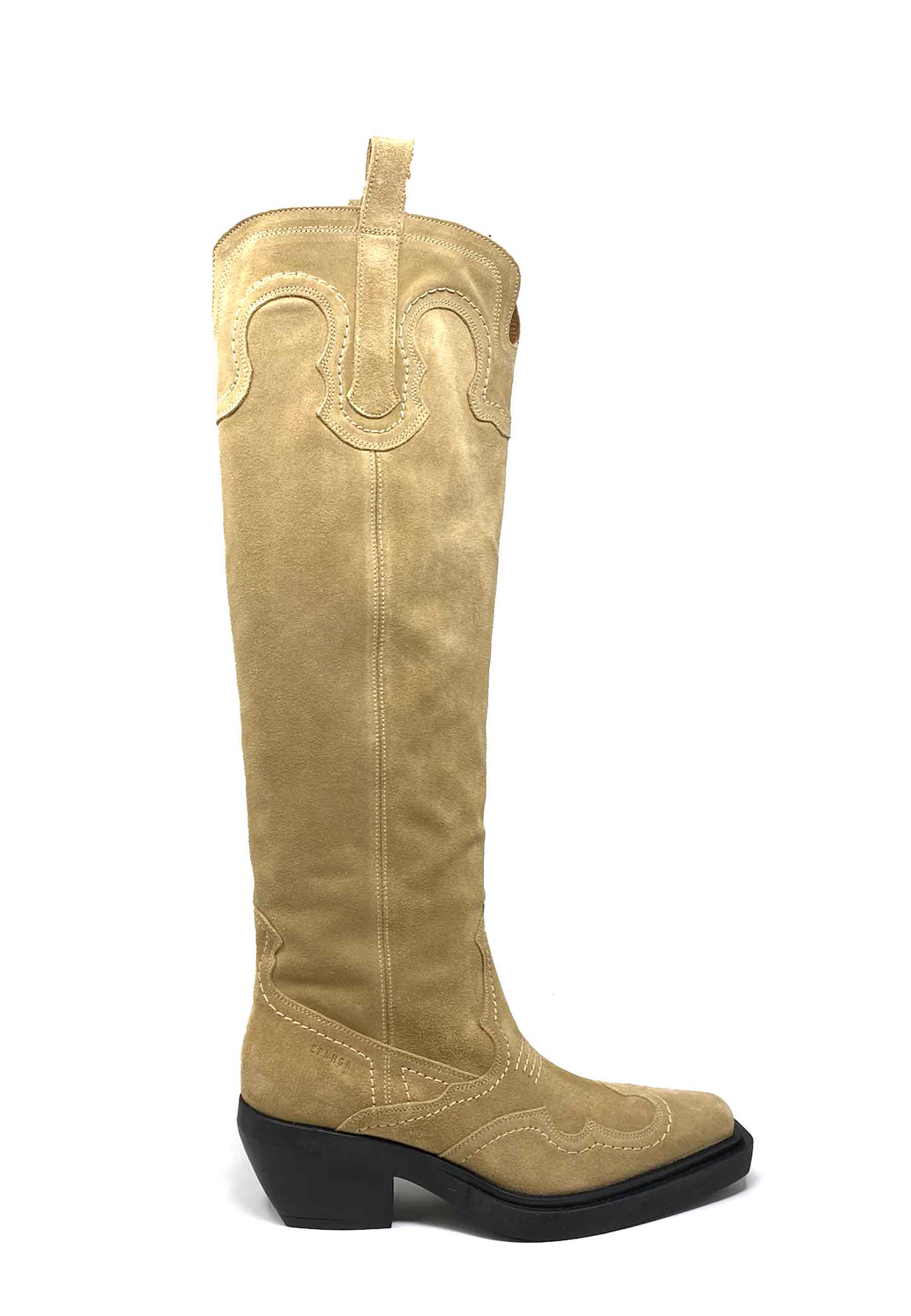 CPH286 Cowboy Boot | Sand Suede