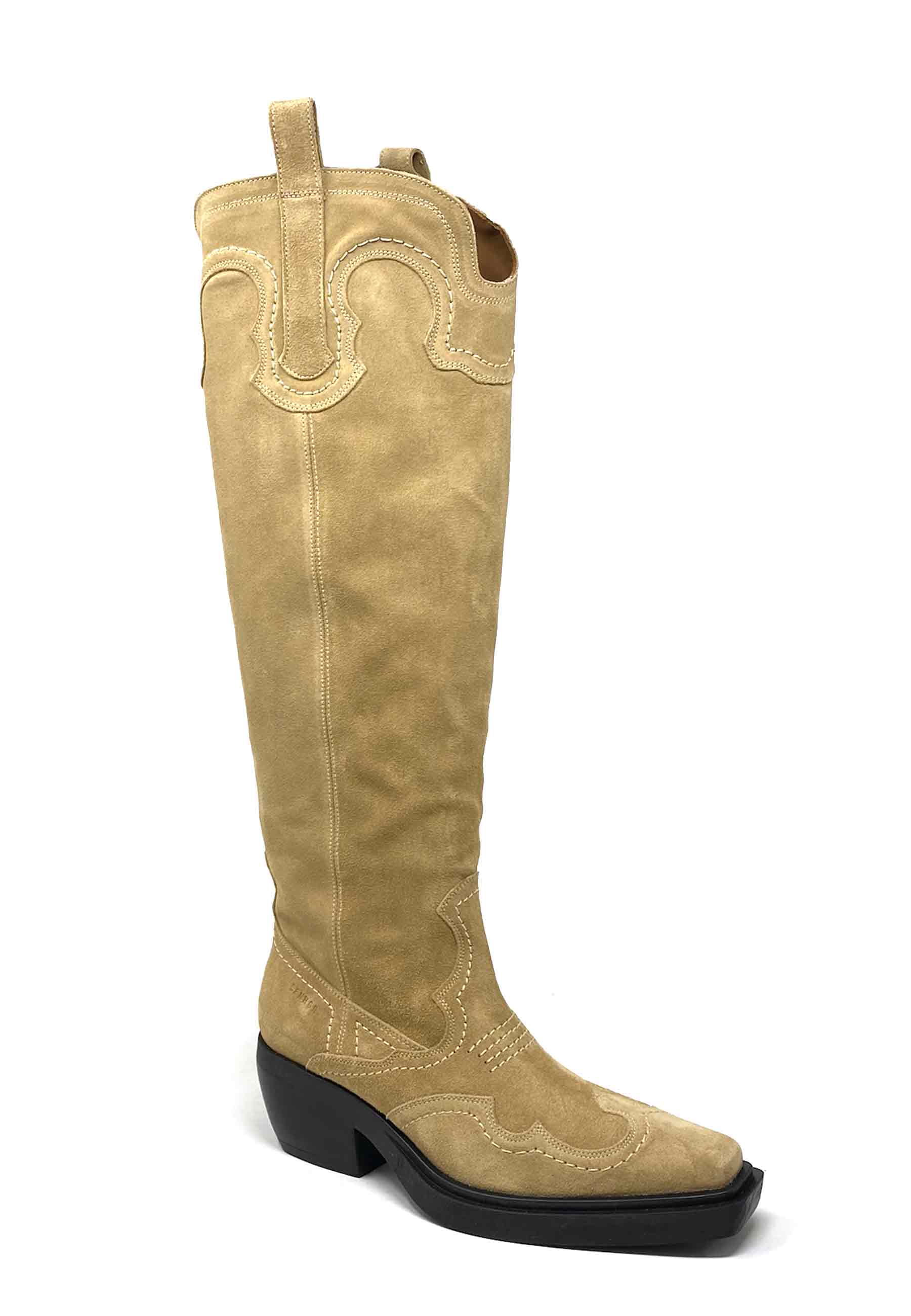 CPH286 Cowboy Boot | Sand Suede