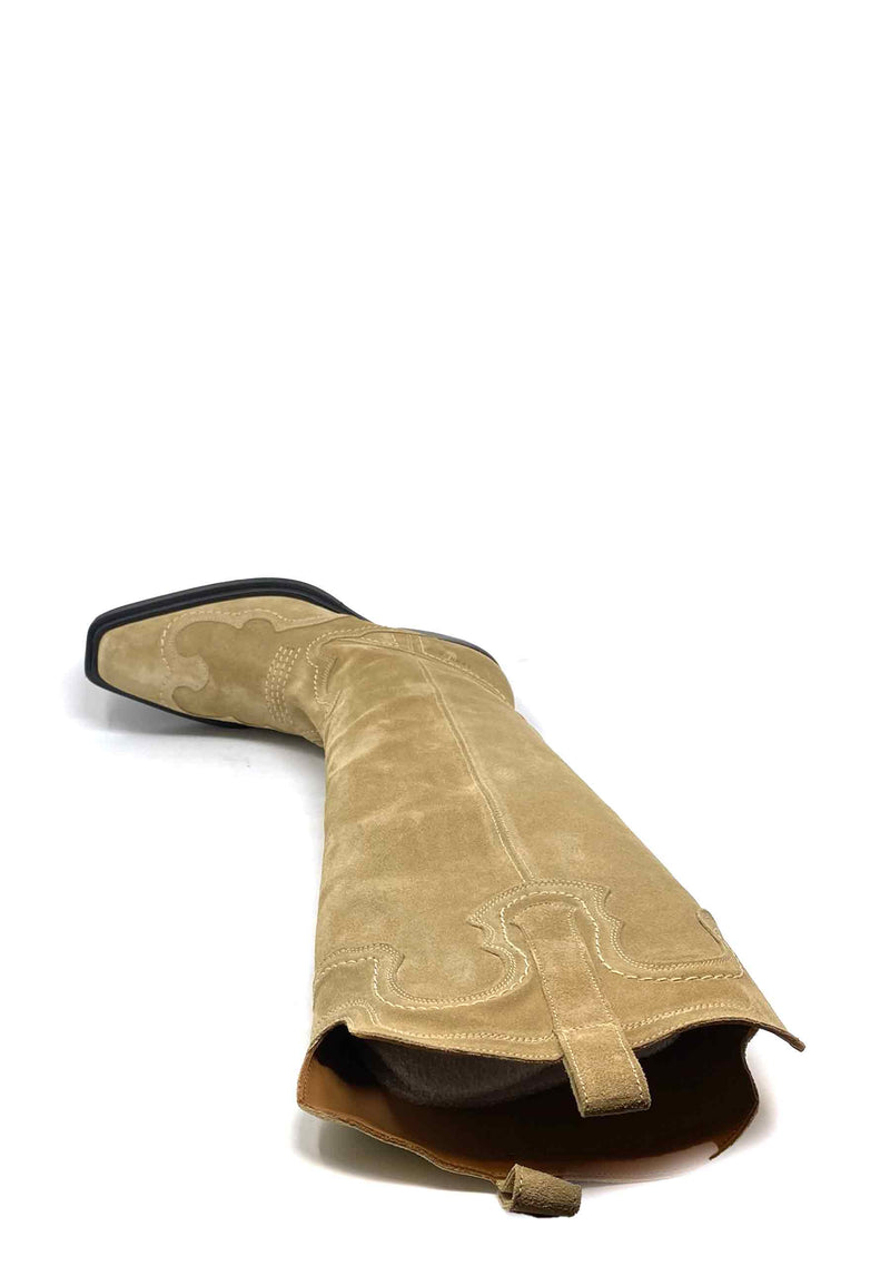 CPH286 Cowboy Boots | Sand Suede