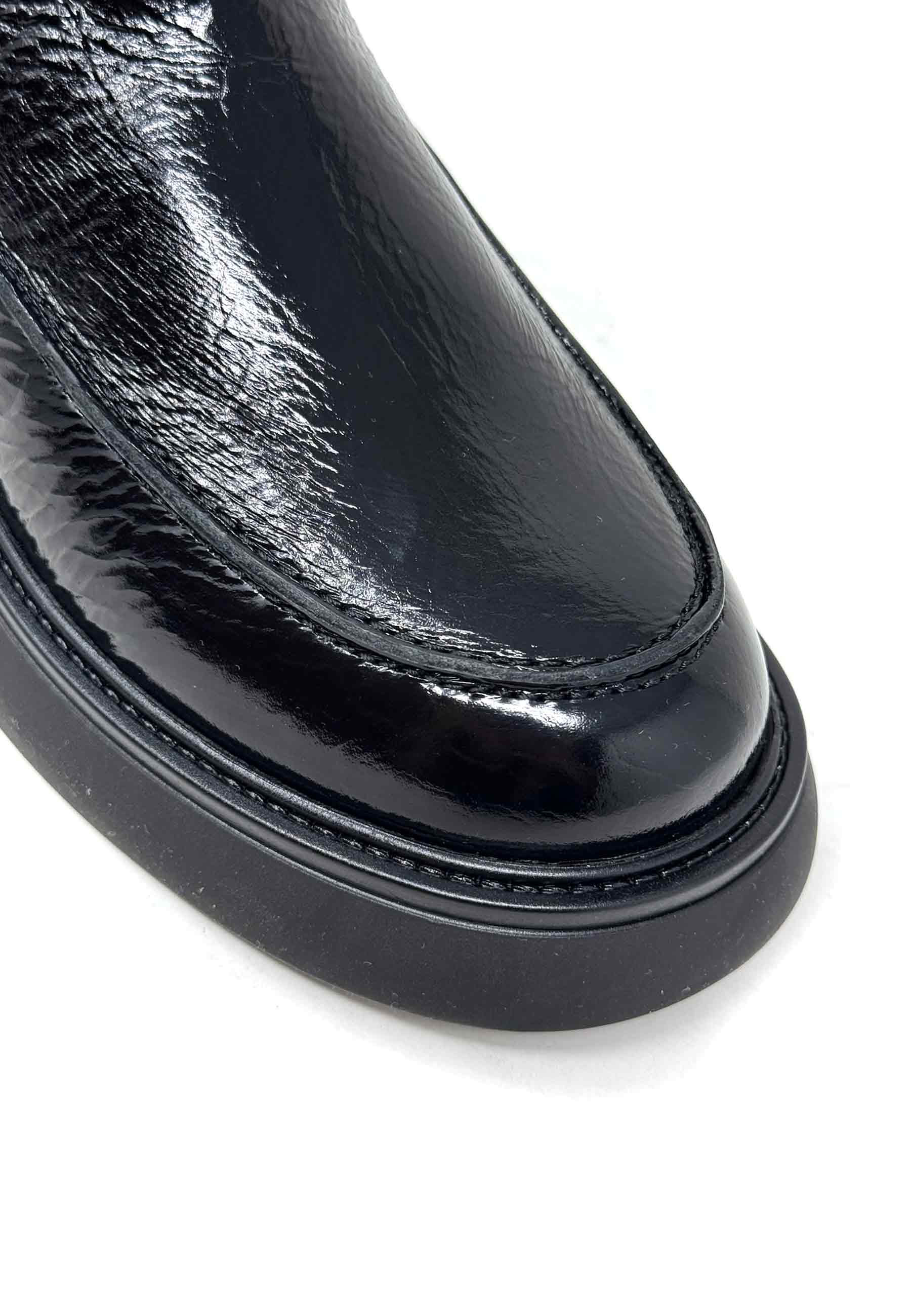 CPH759 Plateau Chelsea Boot | Black Patent