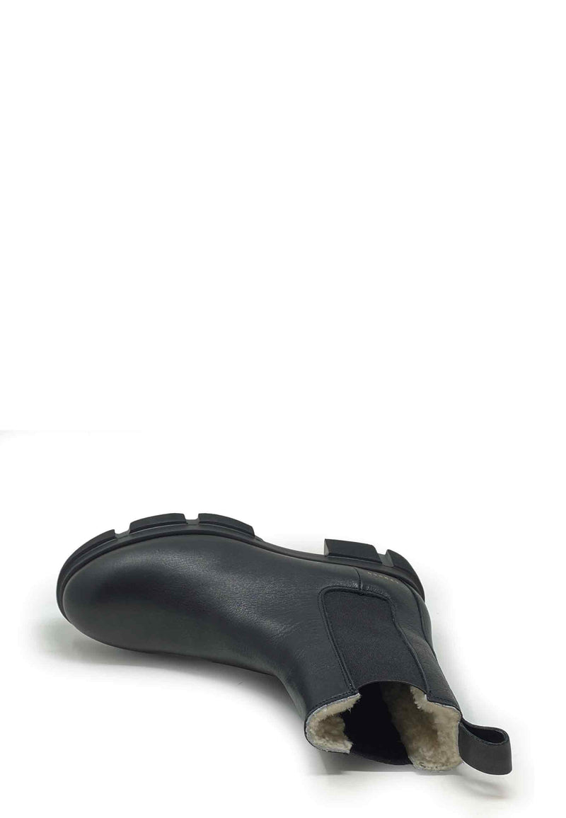 CPH570 Chelsea Boot | Black Vitello Teddy