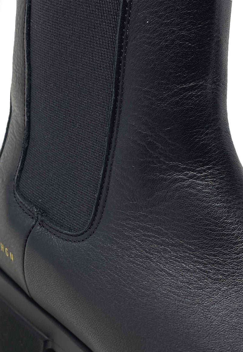 CPH570 Chelsea Boot | Black Vitello Teddy