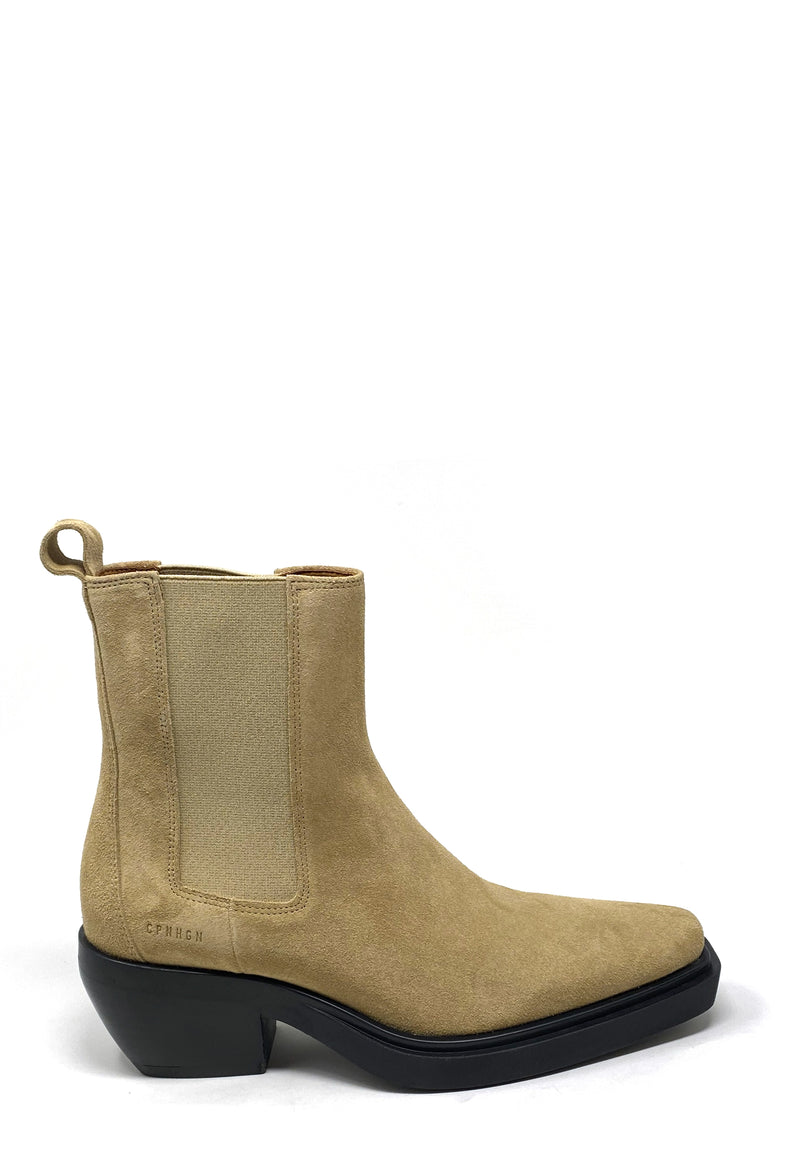 CPH236 Cowboy Boot | Sand Suede