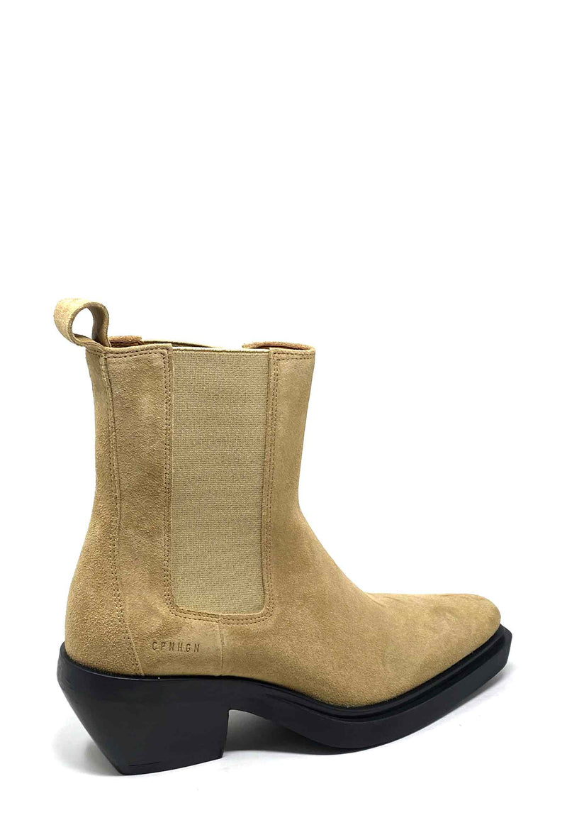 CPH236 Cowboy Boots | Sand Suede