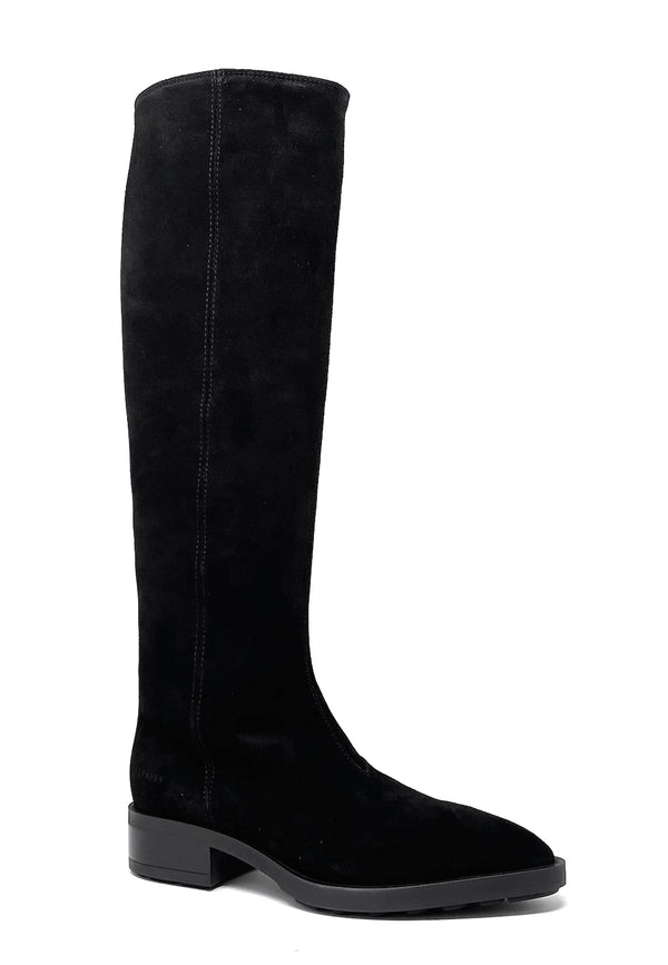 CPH323 Long shaft boot | Black Suede