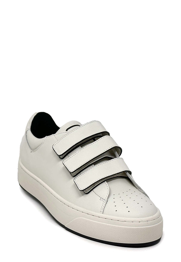 CPH429 Velcro Sneaker | Milk Black Soft Vitello