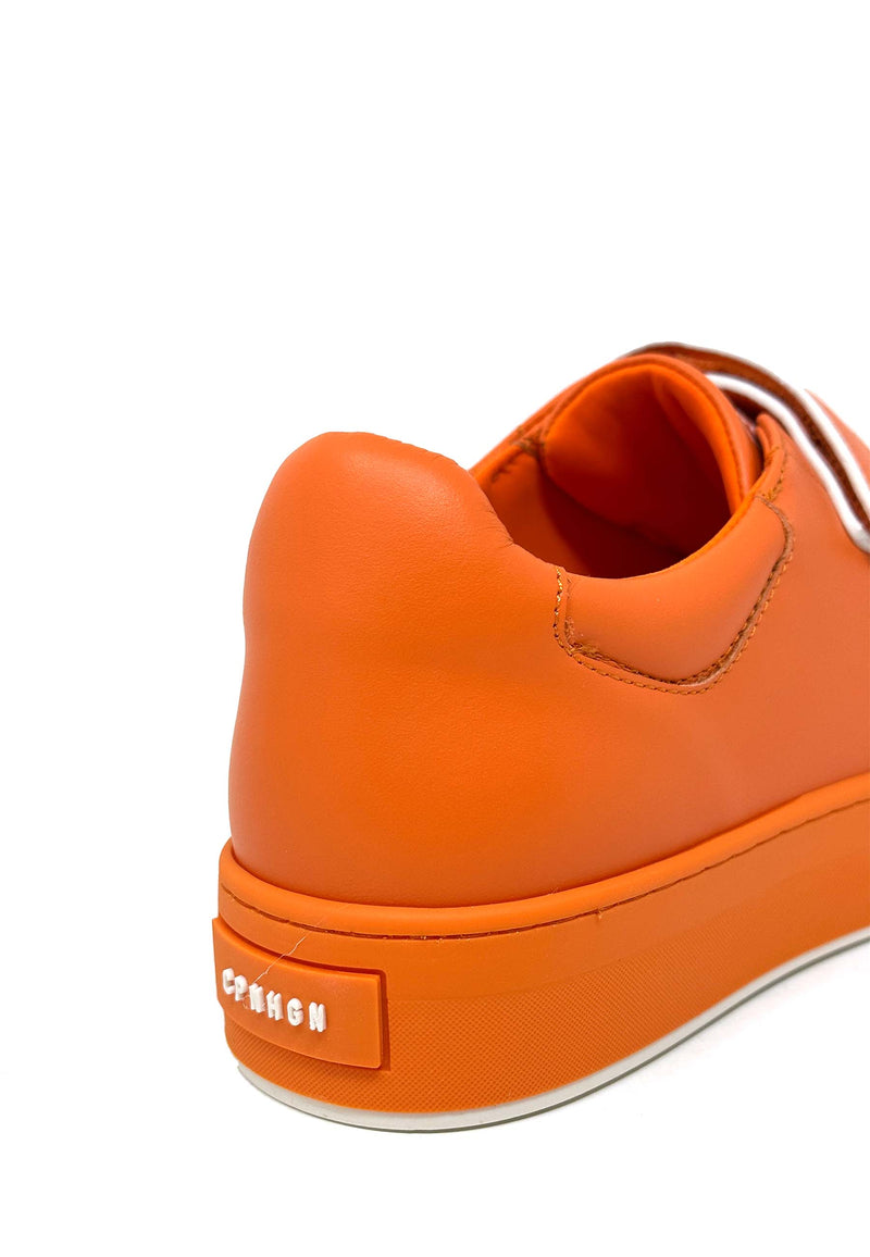 CPH429 Velcro Sneaker | Orange blød Vitello