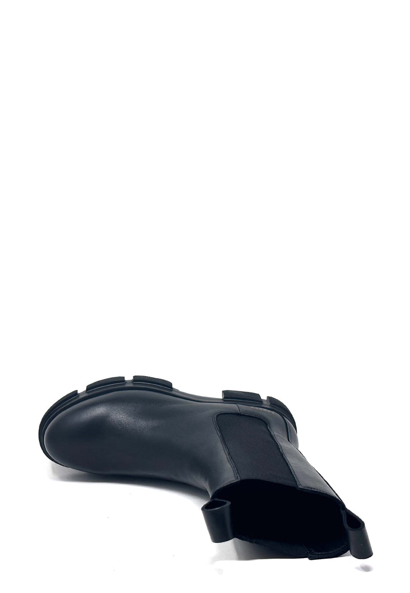 CPH500 Chelsea støvle | Sort Vitello