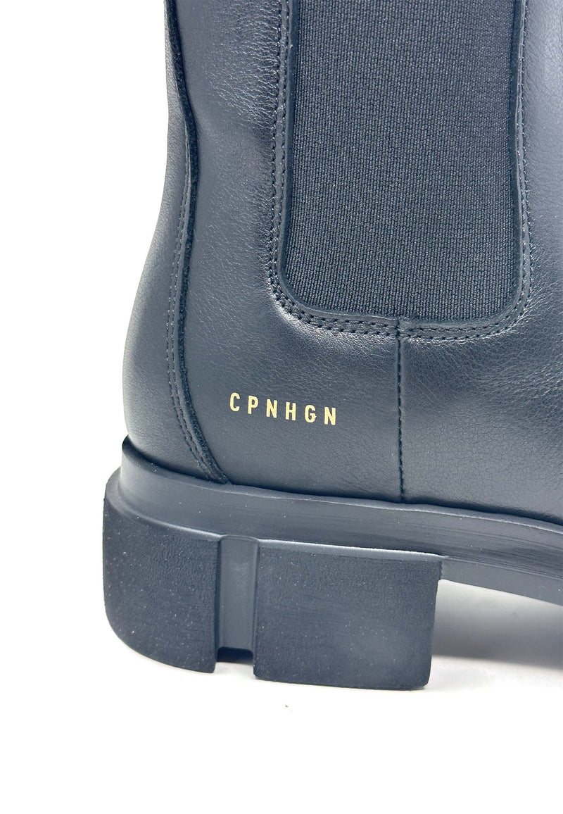 CPH500 Chelsea støvle | Sort Vitello