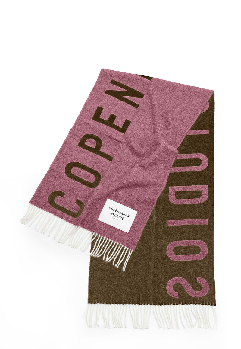 CPH SHAWL 1 | Wool Mix Rose Brown