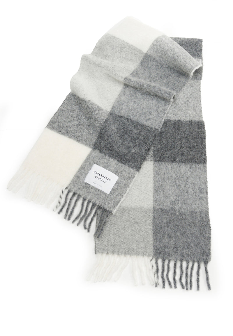 CPH SHAWL 4 | Wool Mix Grey Melange