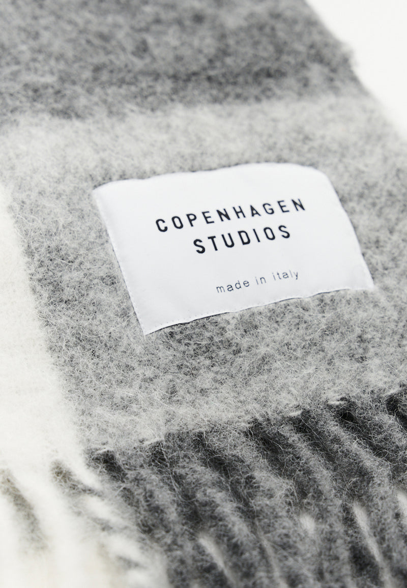 CPH SHAWL 4 | Wool Mix Grey Melange