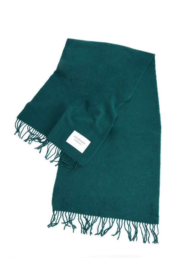 SHAWL 6 Tørklæde | Grøn uldblanding