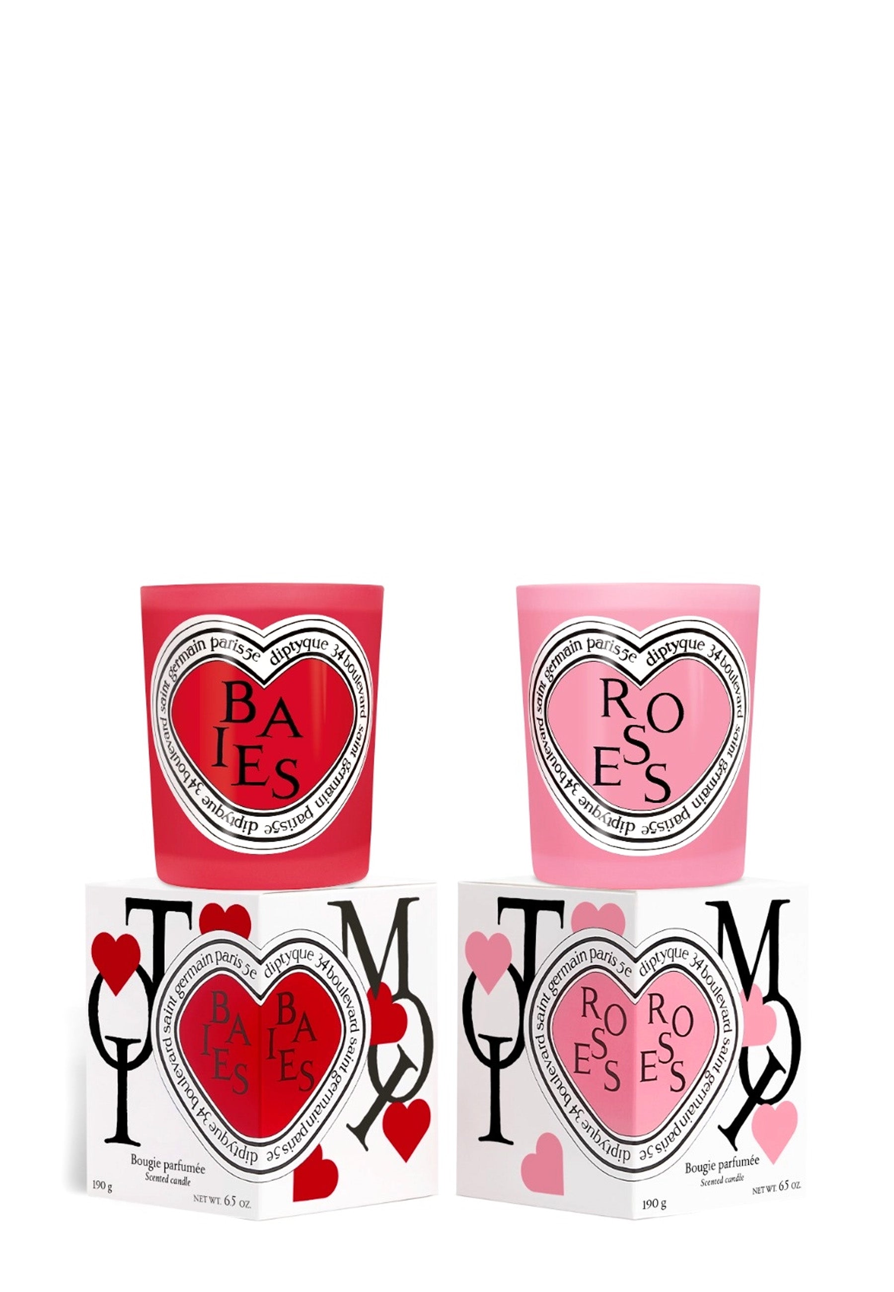 Diptyque | 2025 Valentine's Day Flowers & Roses Candle Duo