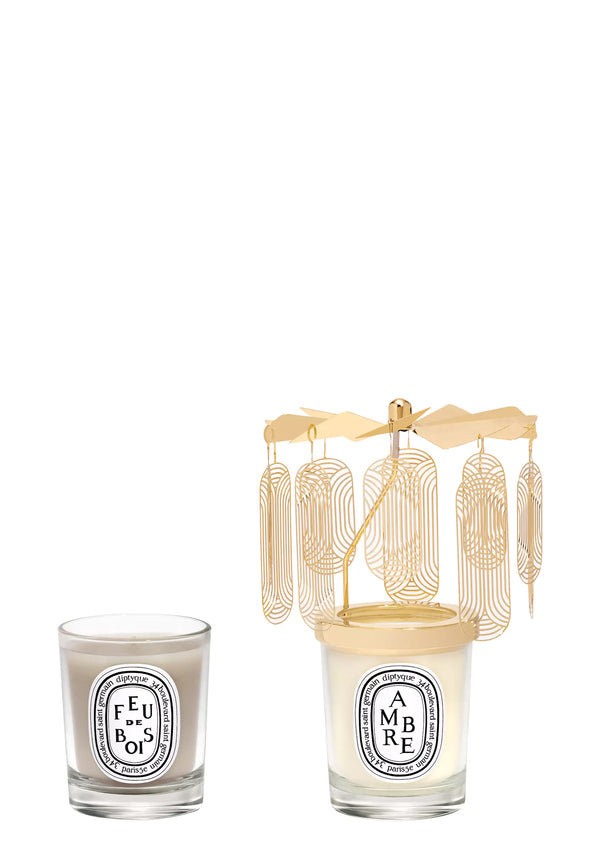 Carousel &amp; 2x 70g candle | Limited holiday edition