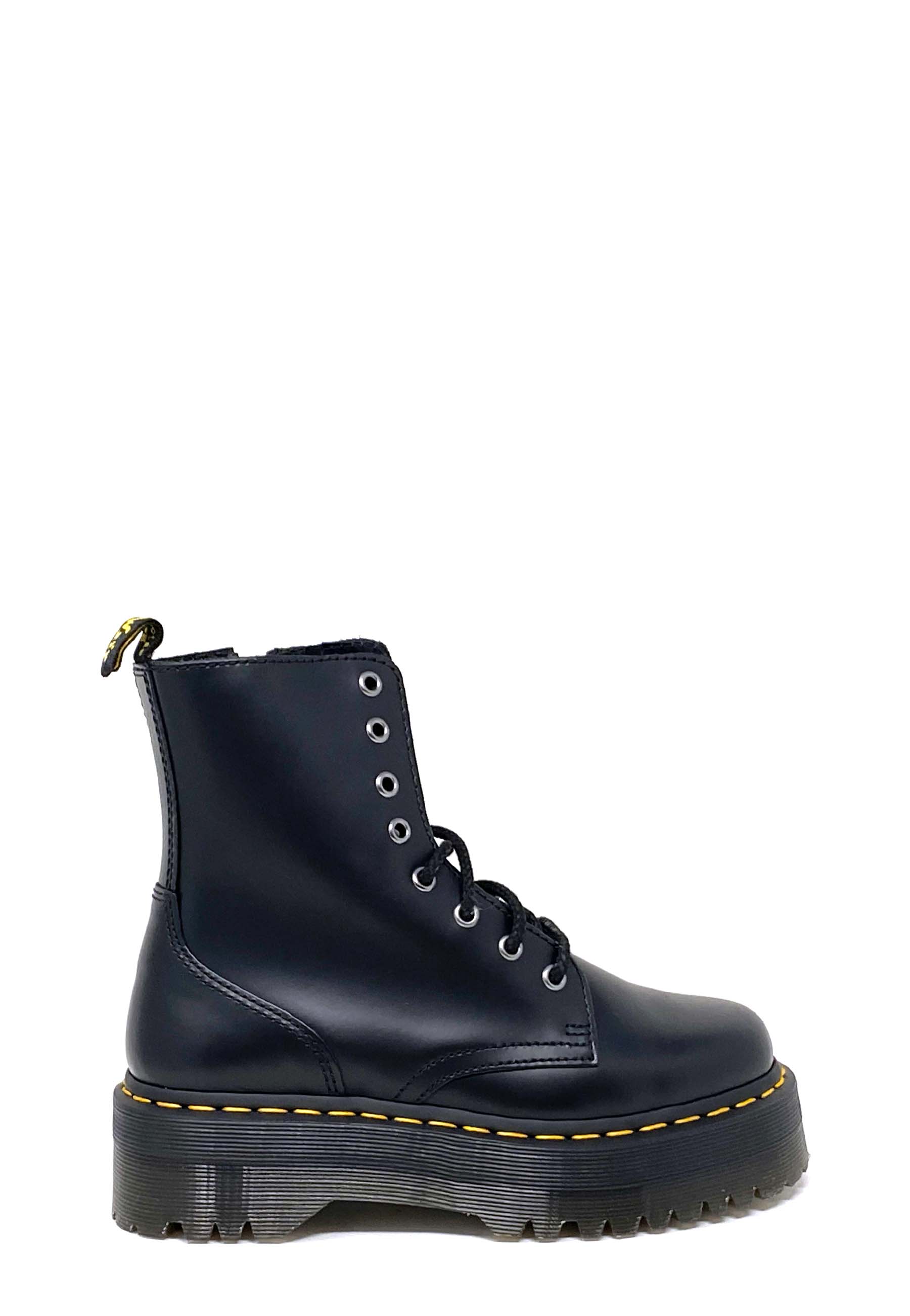 Jadon Schnür Boot | Black Smooth
