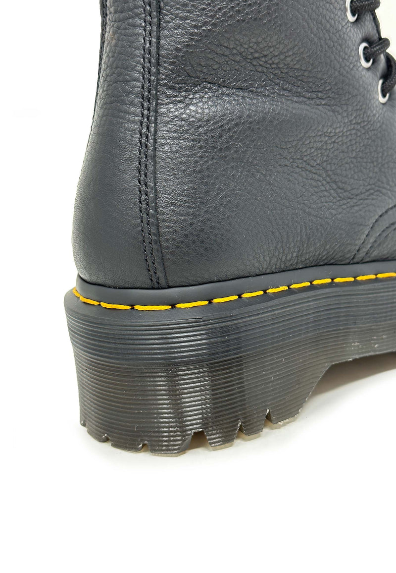 Jadon-FL lace-up boot | Black Pisa Faux Toby Fur