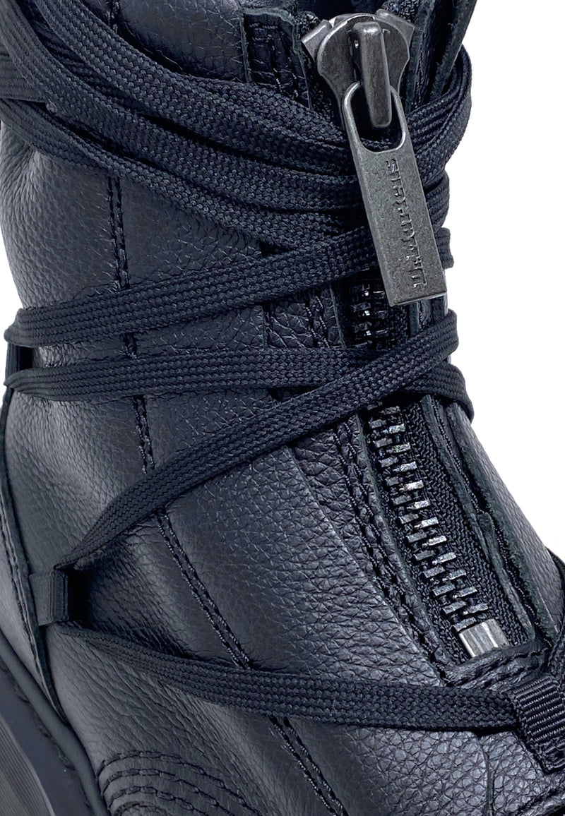 Jarrick II Schnür Boot | Black Pisa