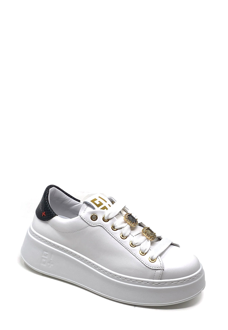 Pia Sneakers | White Nero
