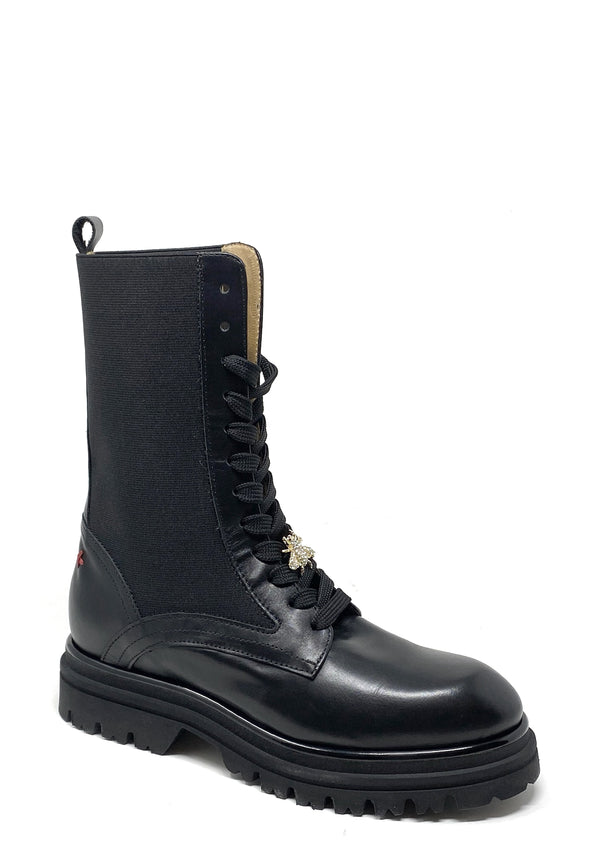 MIA06 lace-up boot | Black