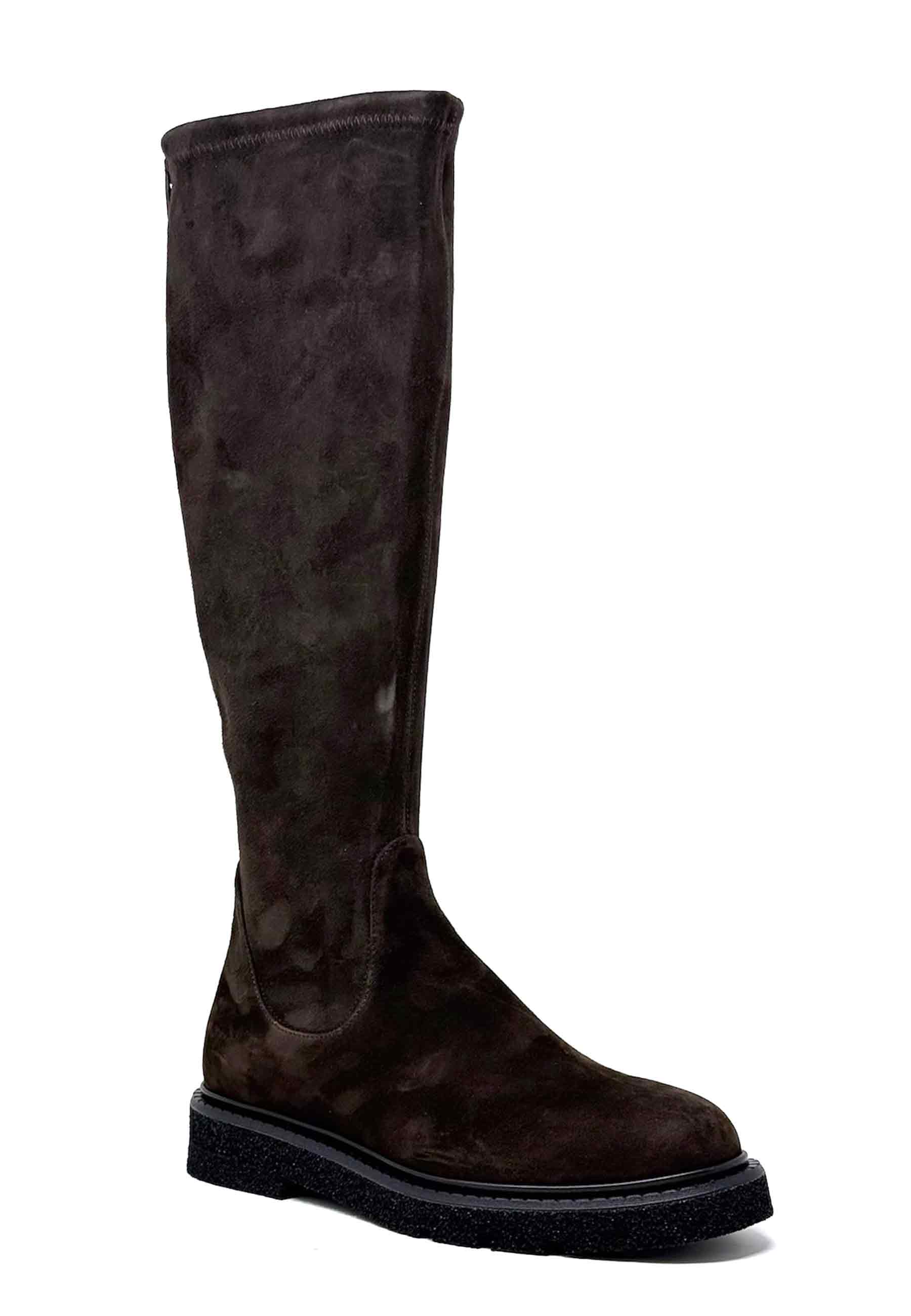 Kerr Langschaft Boot | Ebony Camoscio