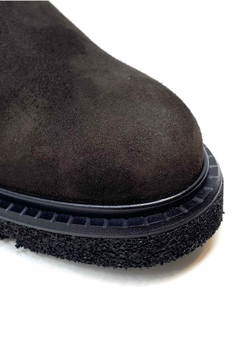 Kerr Langschaft Boot | Ebony Camoscio