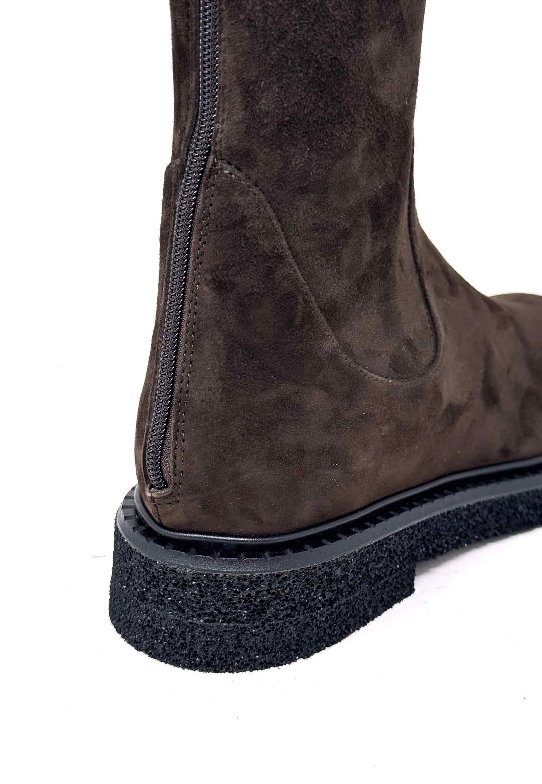 Kerr Langschaft Boot | Ebony Camoscio