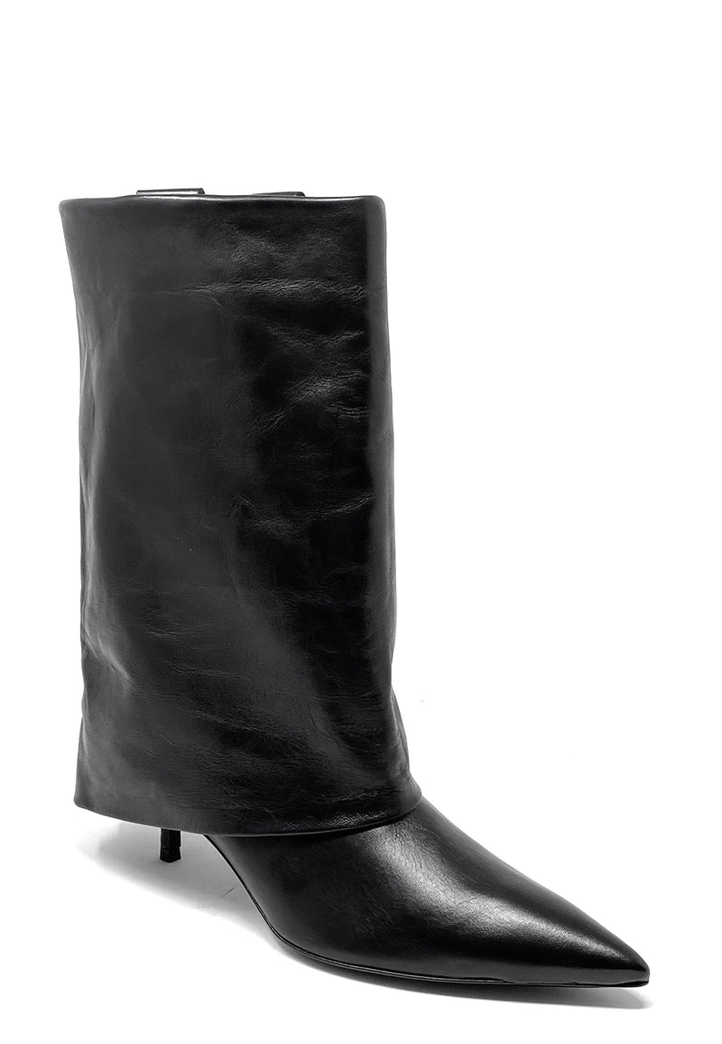 Alec High Heel Ghost Boot | Black