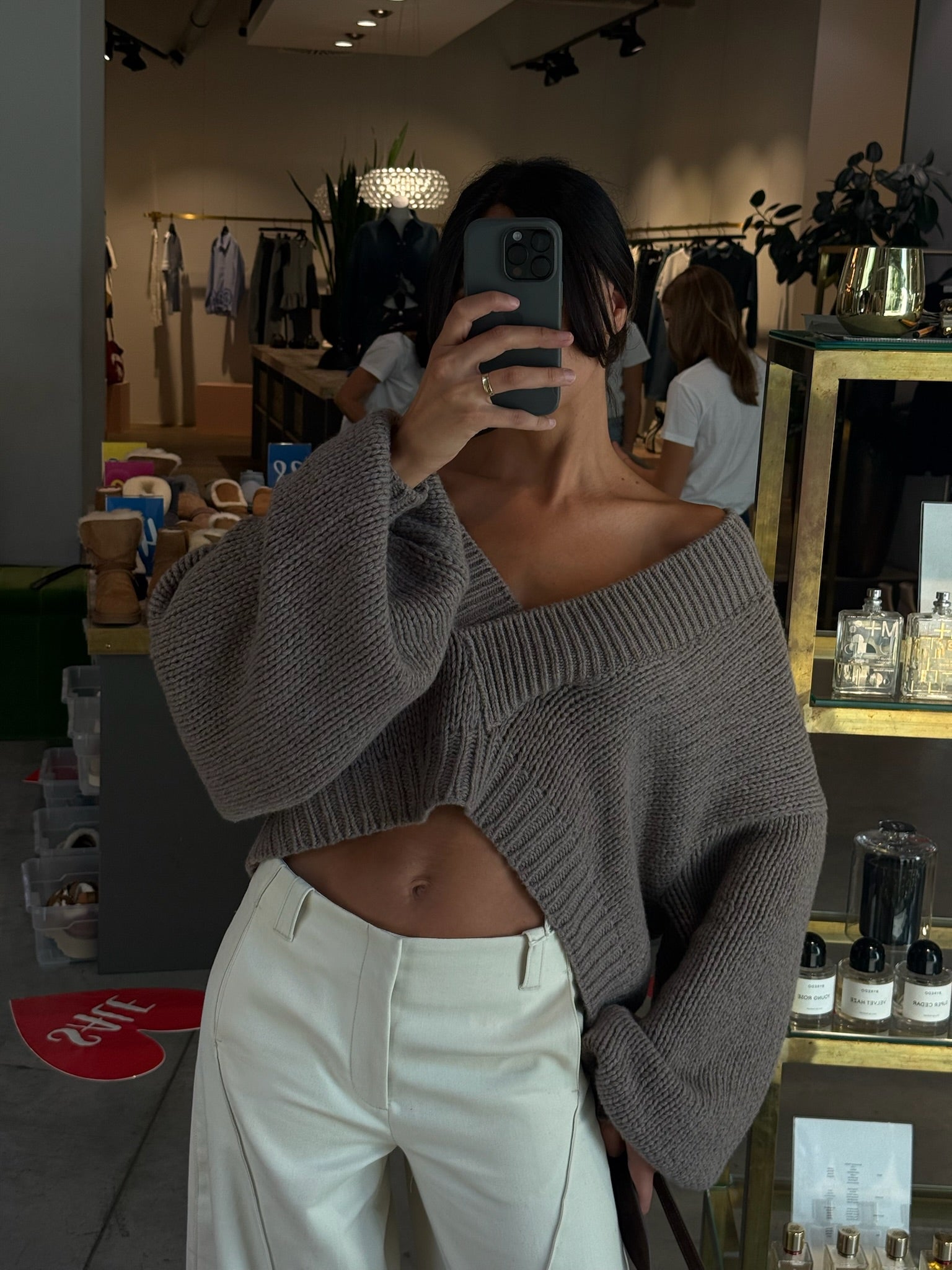 Milou Merino Pullover | Taupe