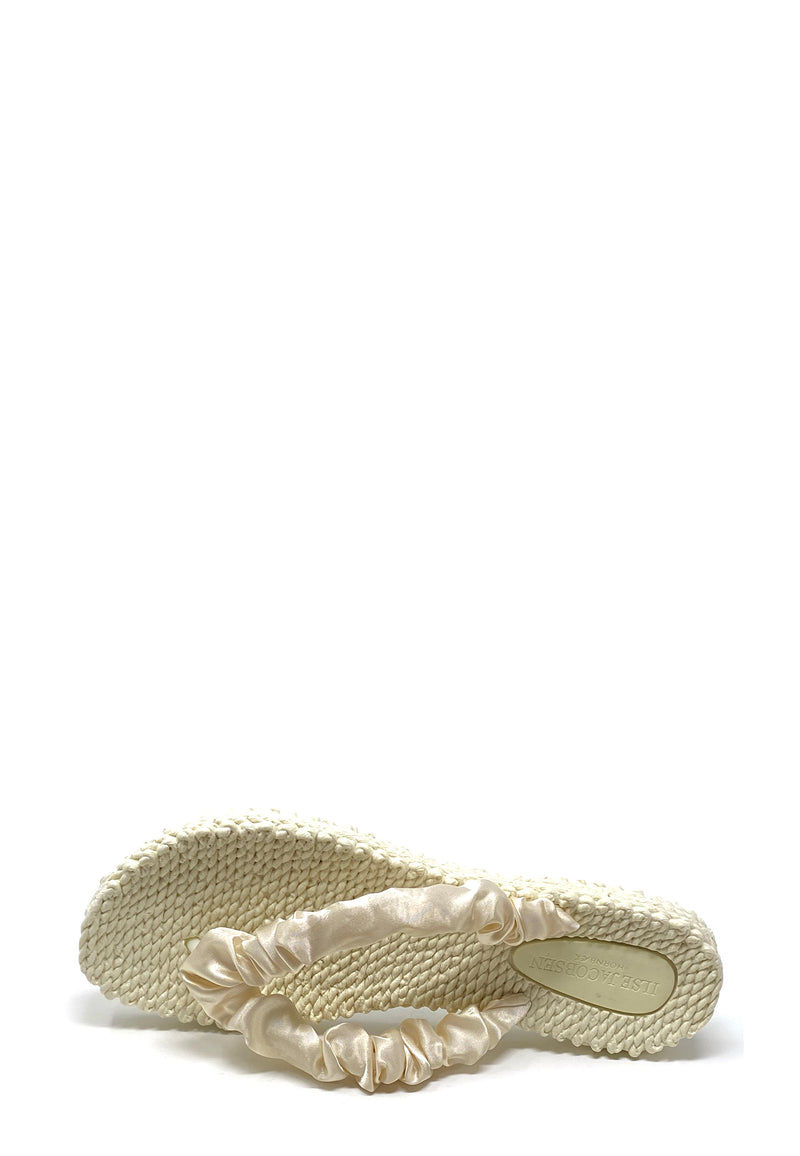 Cheerful 06 toe separator sandal | White
