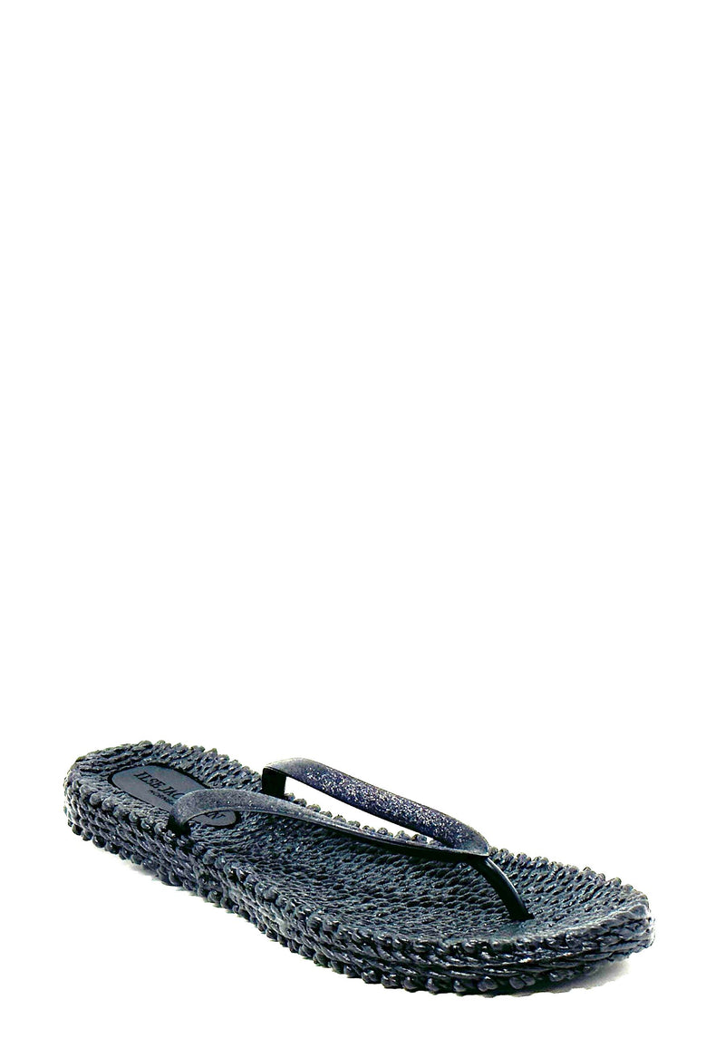 Munter 01 tå separator sandal | Sort