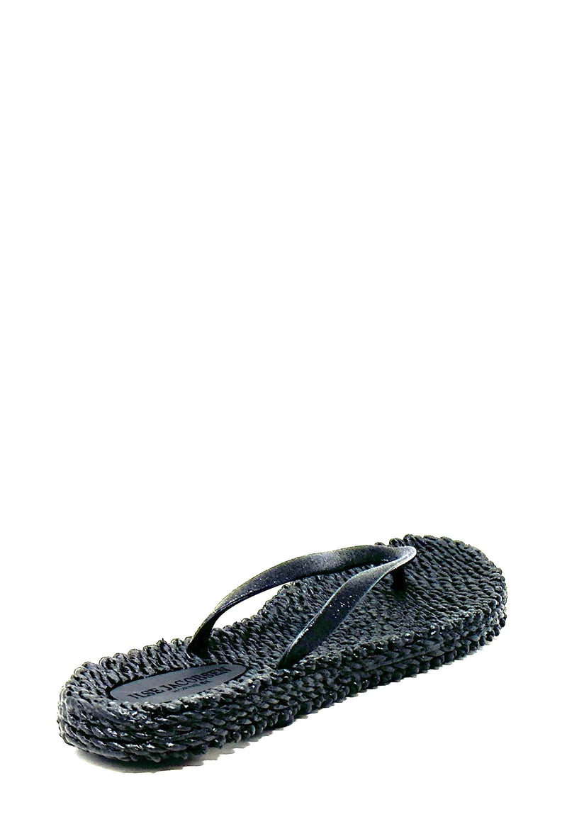 Munter 01 tå separator sandal | Sort