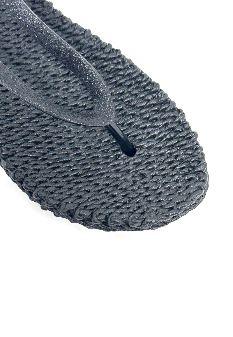 Cheerful 01 toe separator sandal | Black