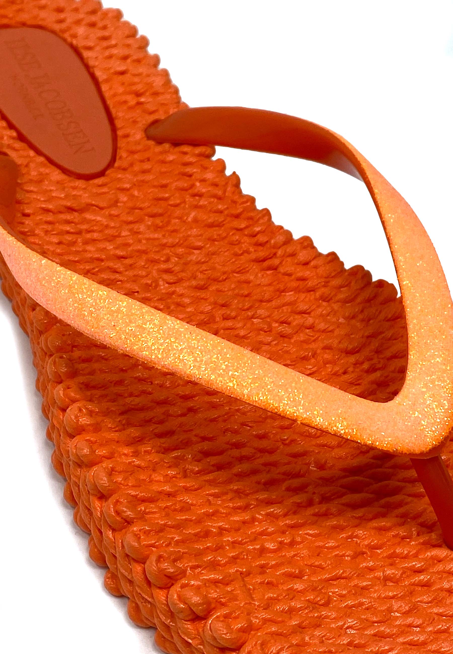 Cheerful 01 toe separator sandal | Hot orange
