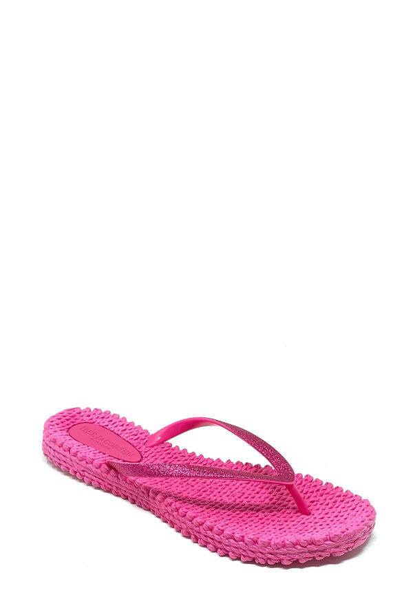 Cheerful 01 toe separator sandal | magenta