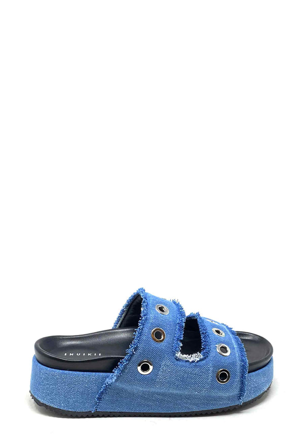 Jeans Studs Pantolette | Light Blue