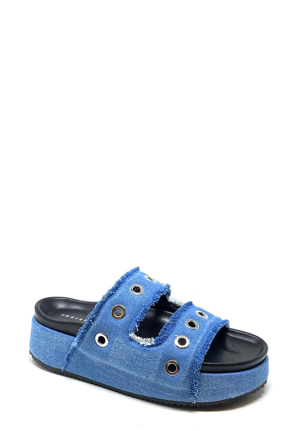 Jeans studs mule | Light blue