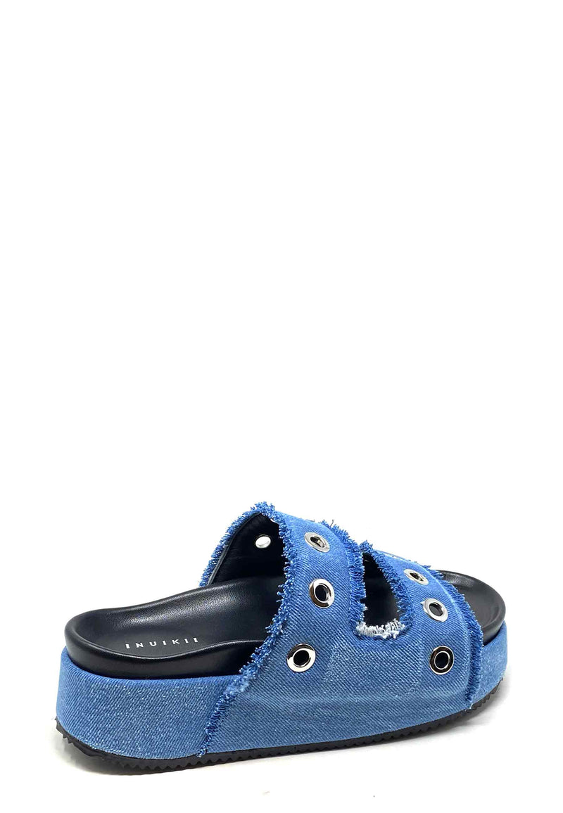 Jeans studs mule | Light blue