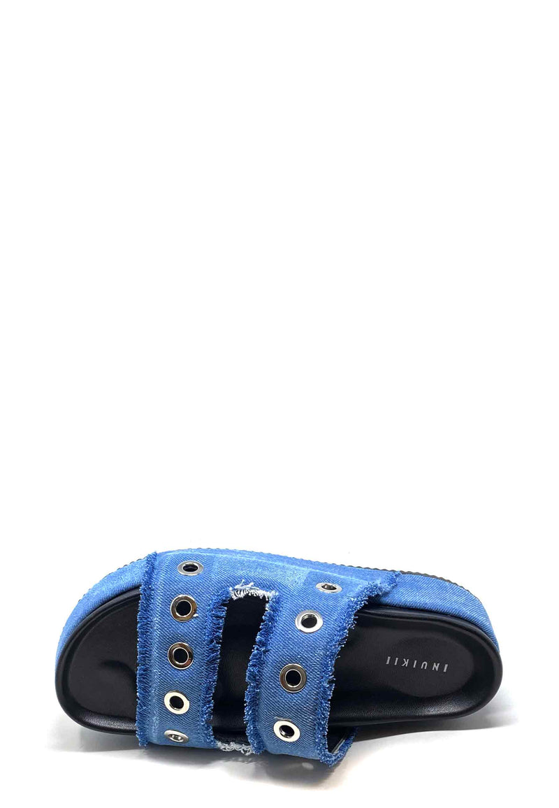 Jeans studs mule | Light blue