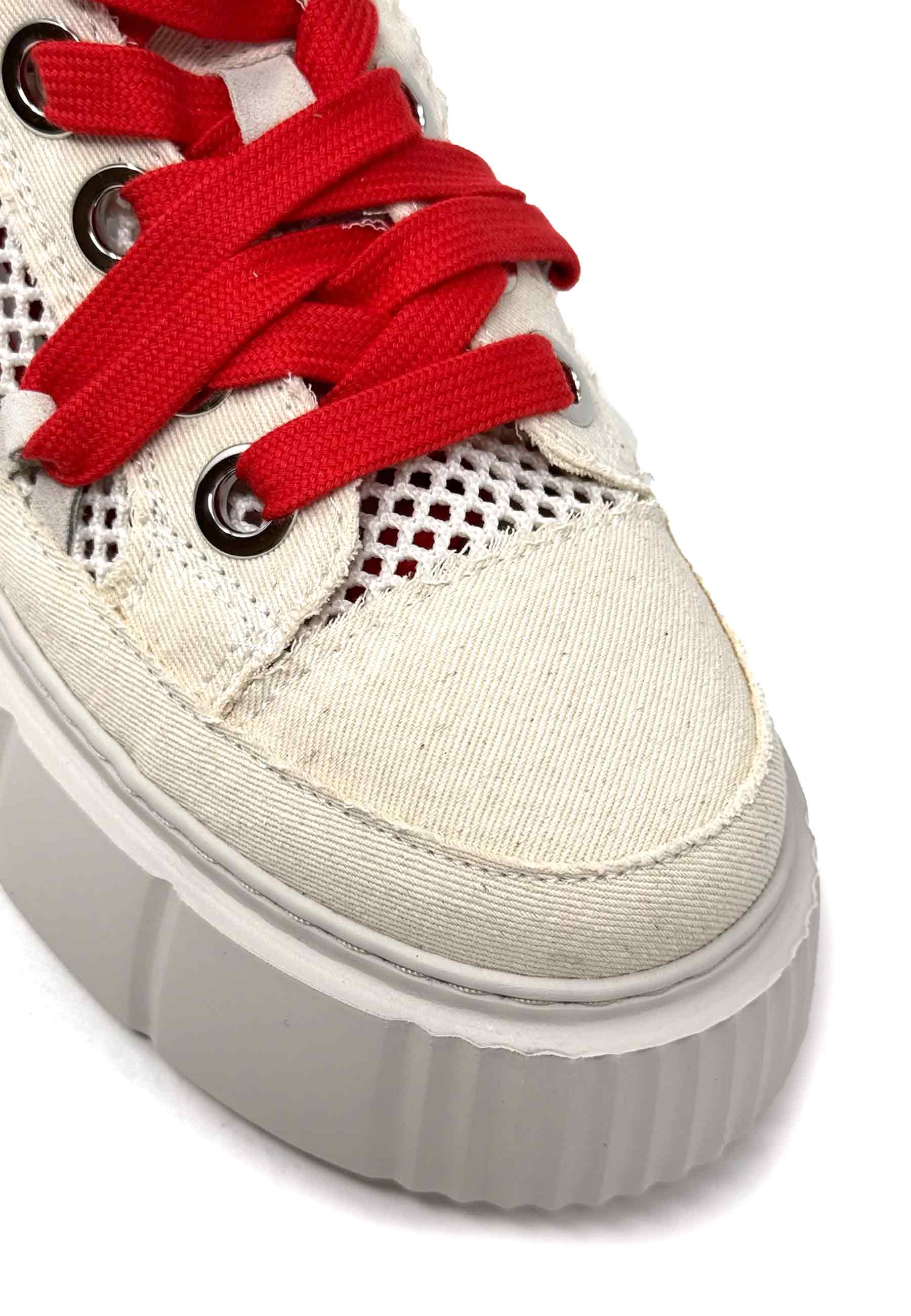 Matilda Sneaker | Cream Net