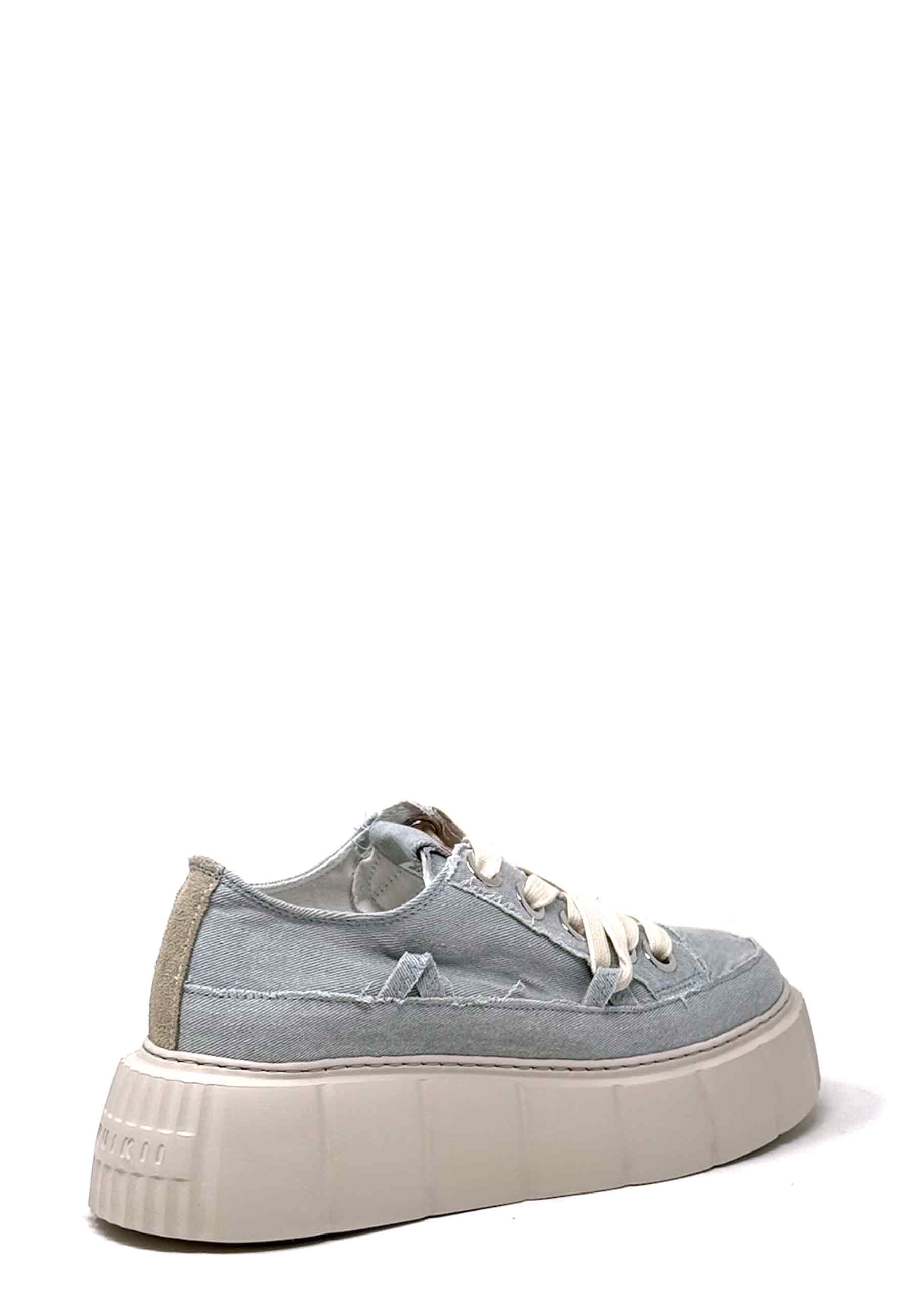 Matilda Sneaker | Frayed Denim