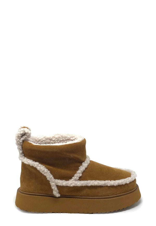 Shearling Micro Boot | Brown