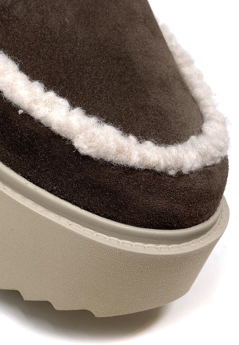 75204 Classic Low Boot Coccinelle x Inuikii | Brown Shearling